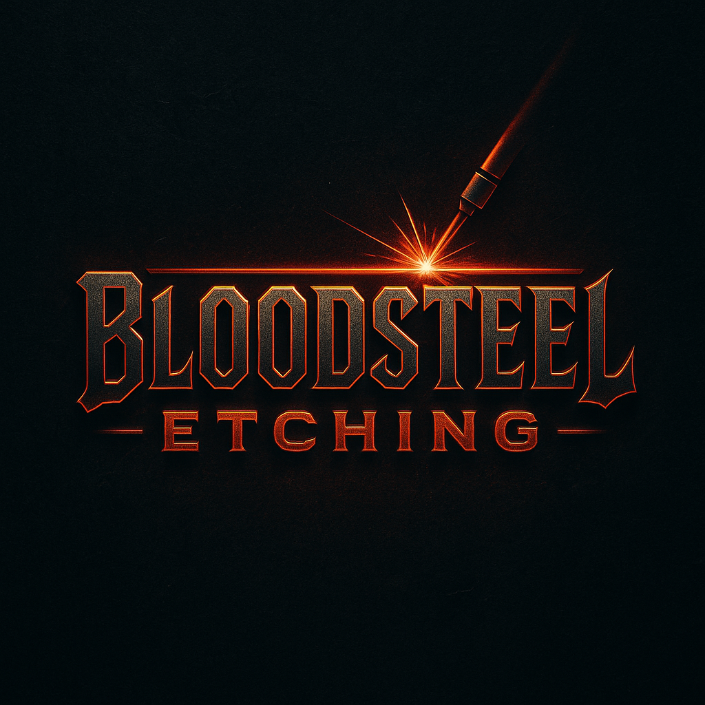 Bloodsteel Etching Logo